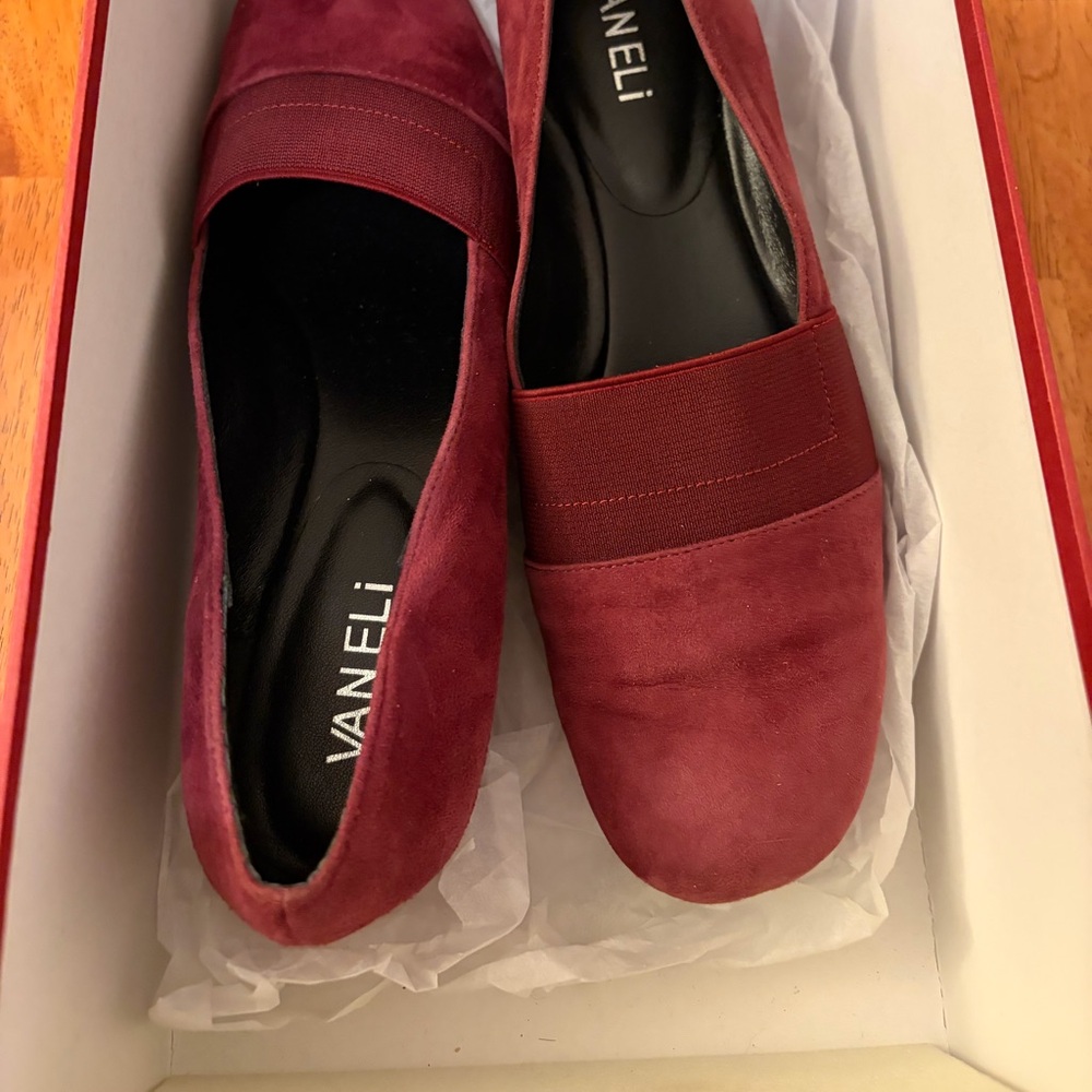 Vaneli Amaranto Suede Footwear